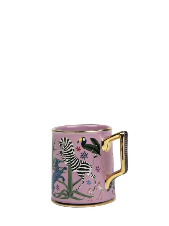 ORTIGIA: Jungle ceramic mug - Pink - ecraft_1 | Luisa Via Roma