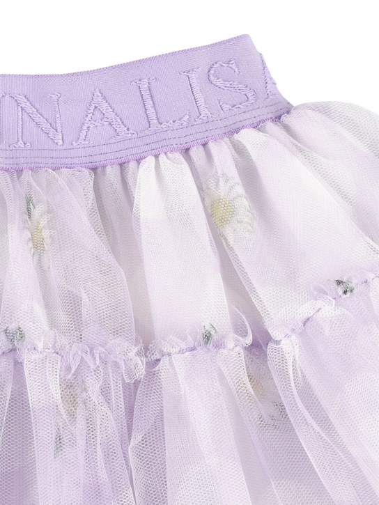 Monnalisa: Tulle skirt - Light Purple - kids-girls_1 | Luisa Via Roma