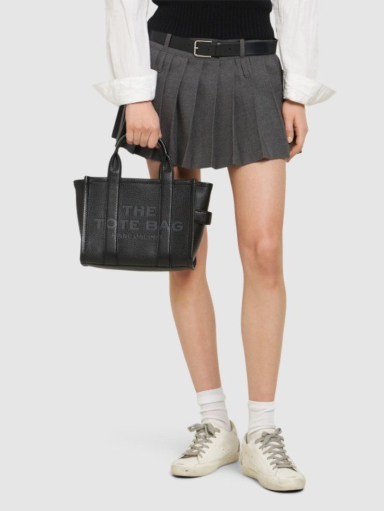 Marc Jacobs: The Small Tote レザーバッグ - ブラック - women_1 | Luisa Via Roma