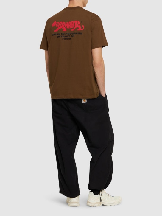 Carhartt WIP: Kurzärmliges T-Shirt „Rocky“ - Lumber - men_1 | Luisa Via Roma