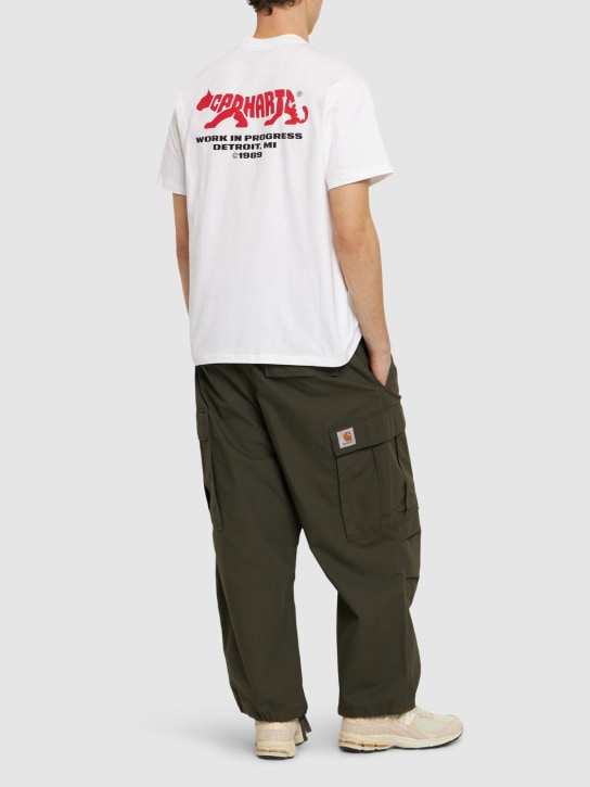 Carhartt WIP: Kurzärmliges T-Shirt „Rocky“ - Weiß - men_1 | Luisa Via Roma