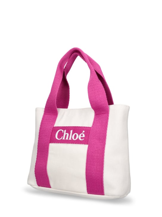 Chloé: 牛仔单肩包 - Off-White - kids-girls_1 | Luisa Via Roma