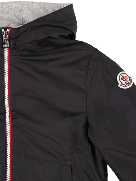 Moncler: New Urville nylon rainwear jacket - kids-boys_1 | Luisa Via Roma