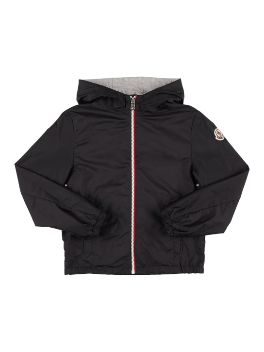 Moncler: New Urville nylon rainwear jacket - kids-girls_0 | Luisa Via Roma