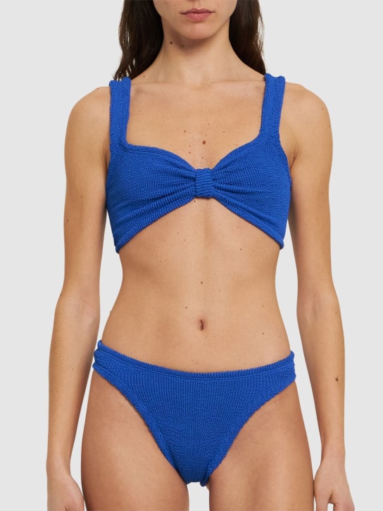 Hunza G: Bonnie bikini set - Royal Blue - women_1 | Luisa Via Roma