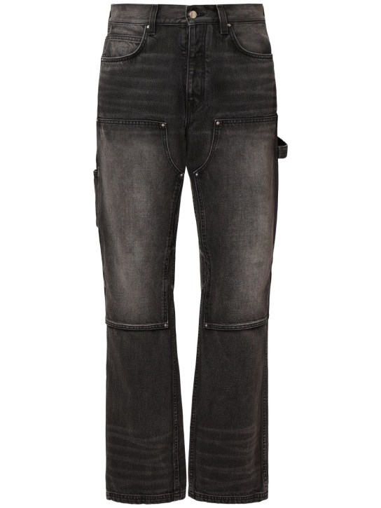 Amiri: Carpenter skinny jeans - Grey - men_0 | Luisa Via Roma