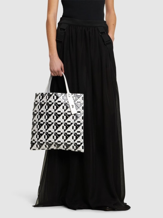 Bao Bao Issey Miyake: Coonect shoulder bag - Black/White - women_1 | Luisa Via Roma