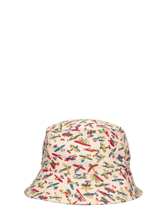 Bonpoint: Cotton poplin bucket hat - Multicolor - kids-boys_1 | Luisa Via Roma
