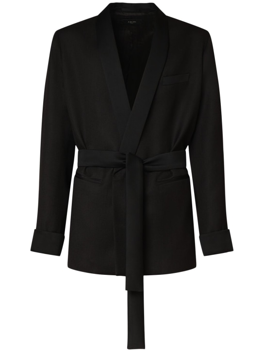 Amiri: Casual suit jacket - Nero - men_0 | Luisa Via Roma