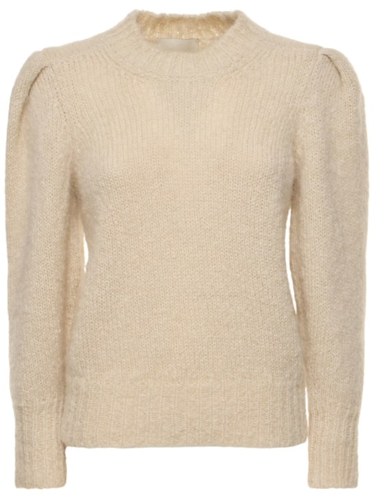 Isabel Marant: Sweater aus Mohairmischung „Emma“ - Beige - women_0 | Luisa Via Roma