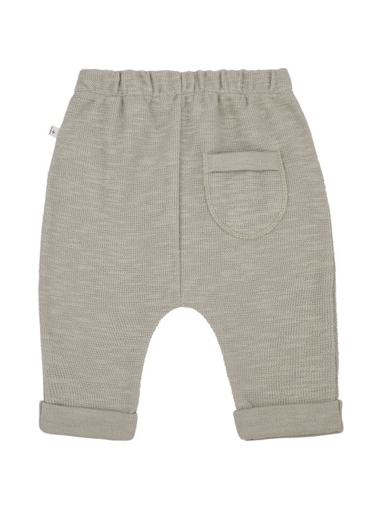 1 + IN THE FAMILY: Cotton blend sweatpants - Beige - kids-girls_1 | Luisa Via Roma