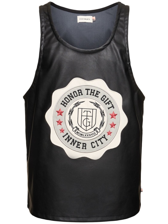 Honor the Gift: Tank top de jersey - Negro - men_0 | Luisa Via Roma