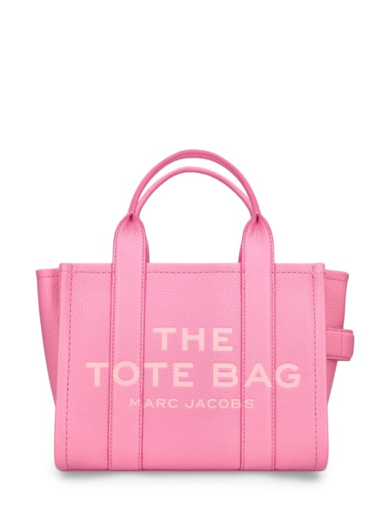 Marc Jacobs: The Small Tote leather bag - Petal Pink - women_0 | Luisa Via Roma