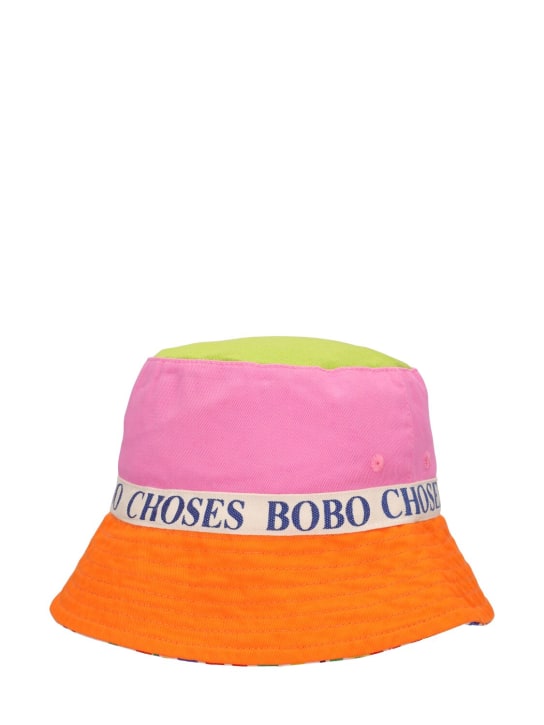 Bobo Choses: Cappello bucket in cotone stampato - Multicolore - kids-girls_1 | Luisa Via Roma