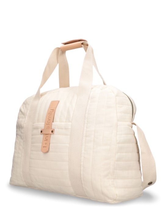 1 + IN THE FAMILY: Padded cotton changing bag - Off-White - kids-boys_1 | Luisa Via Roma