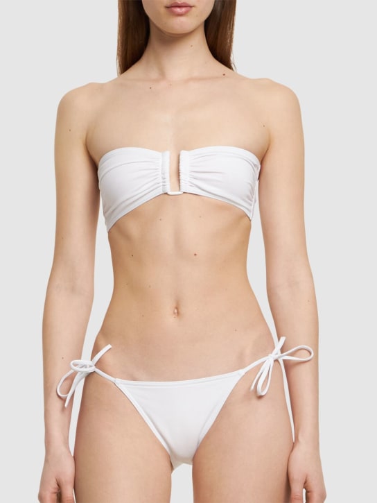 Eres: Haut de bikini bandeau Show - Blanc - women_1 | Luisa Via Roma