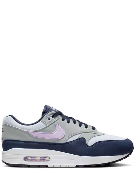 Nike: Air Max 1 sneakers - Grey/Lilac - men_0 | Luisa Via Roma