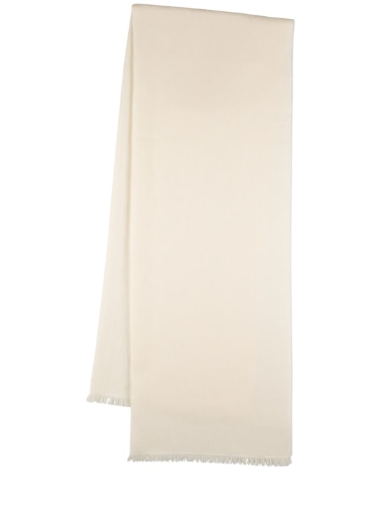 Max Mara: Eleonor wool & silk jacquard scarf - Tela - women_0 | Luisa Via Roma