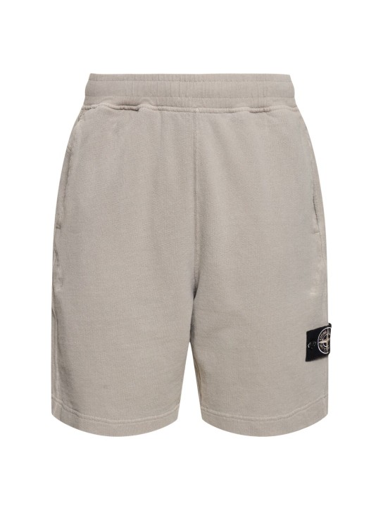 Stone Island: Tinto Terra shorts - men_0 | Luisa Via Roma