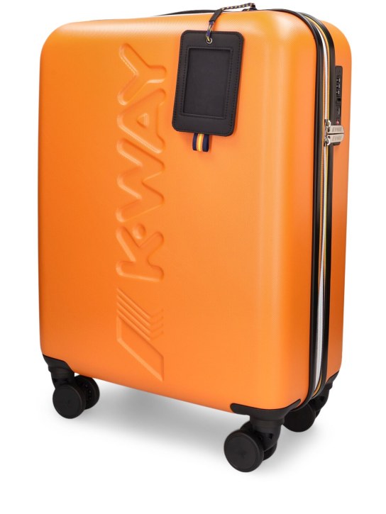 K-Way: Petite valise cabine - Orange/Bleu - men_1 | Luisa Via Roma