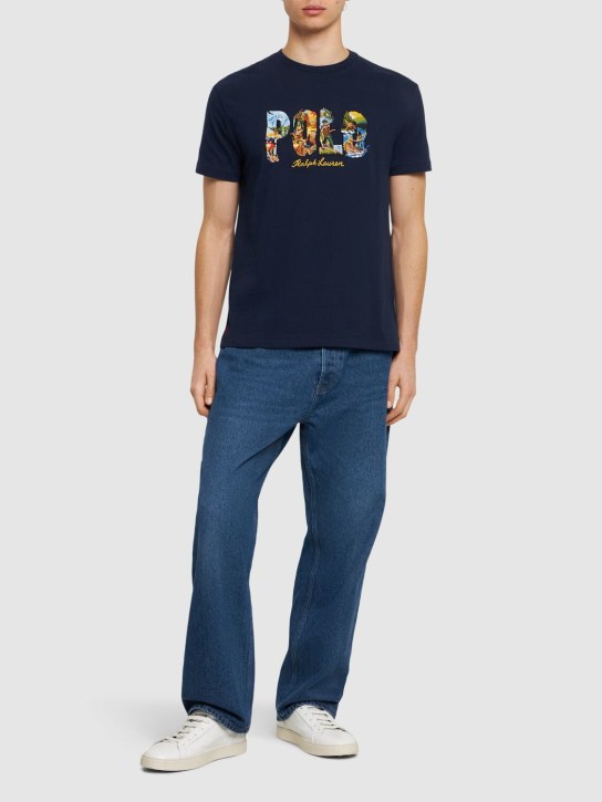 Polo Ralph Lauren: Camiseta de algodón - Cruise Navy - men_1 | Luisa Via Roma