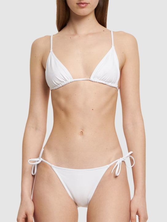 Eres: Top de bikini triángulo Mouna - Blanco - women_1 | Luisa Via Roma