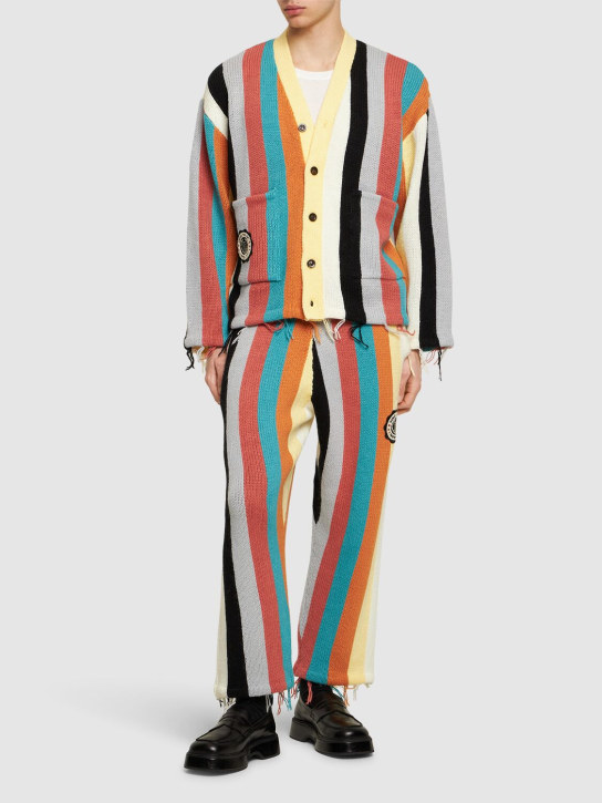 Honor the Gift: Pantalon en maille Heritage - Multicolore - men_1 | Luisa Via Roma