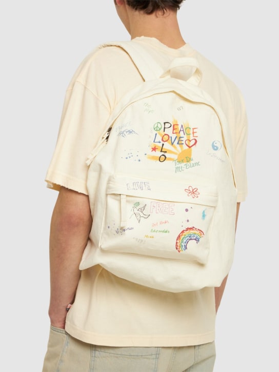Polo Ralph Lauren: Love printed backpack - Love Print - men_1 | Luisa Via Roma