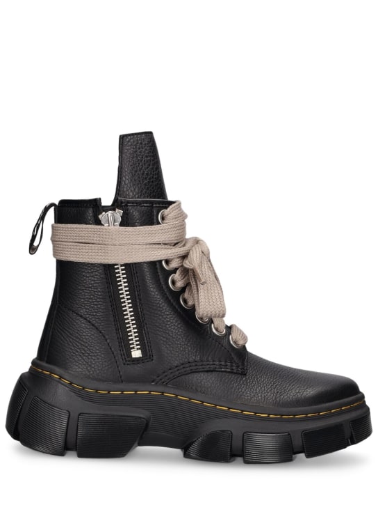 Dr. Martens X Rick Owens: 50mm Jumbo Lace ankle boots - women_0 | Luisa Via Roma