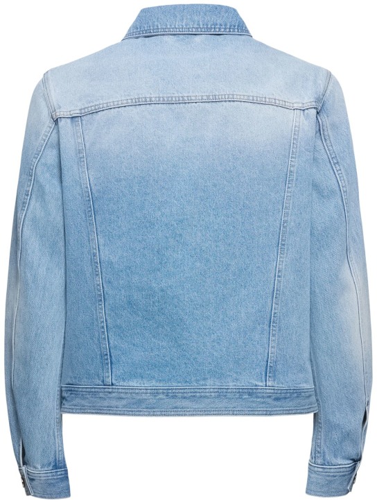 Versace: Stonewashed denim jacket - Washed Blue - men_4 | Luisa Via Roma