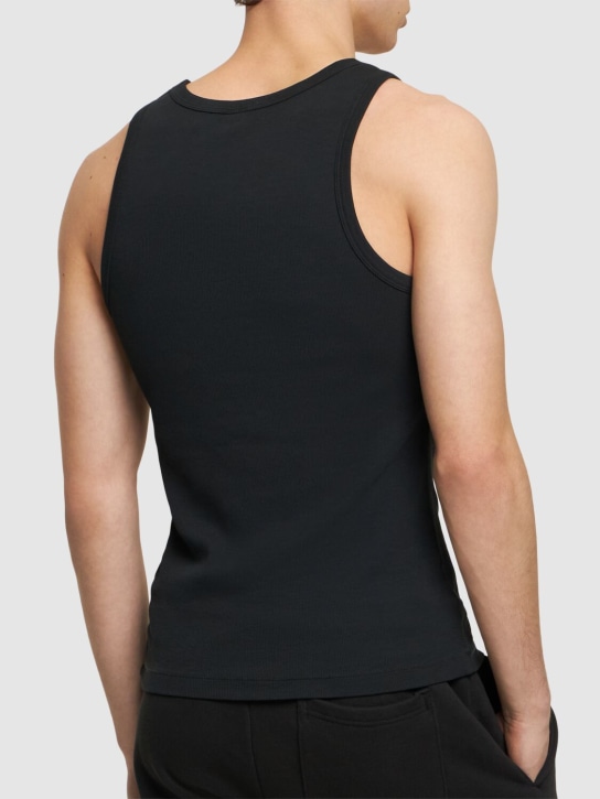 Entire Studios: Cotton rib slim tank top - men_2 | Luisa Via Roma