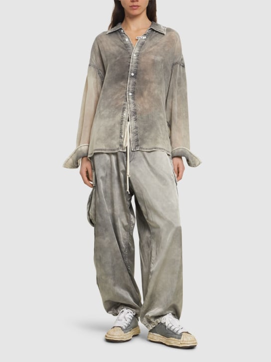 Mihara Yasuhiro: 复古衬衫 - 灰色 - women_1 | Luisa Via Roma