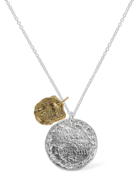 Alighieri: La Collisione pendant necklace - Silver/Gold - men_1 | Luisa Via Roma