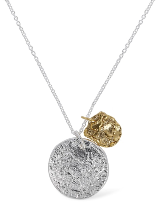 Alighieri: La Collisione pendant necklace - Silver/Gold - men_0 | Luisa Via Roma