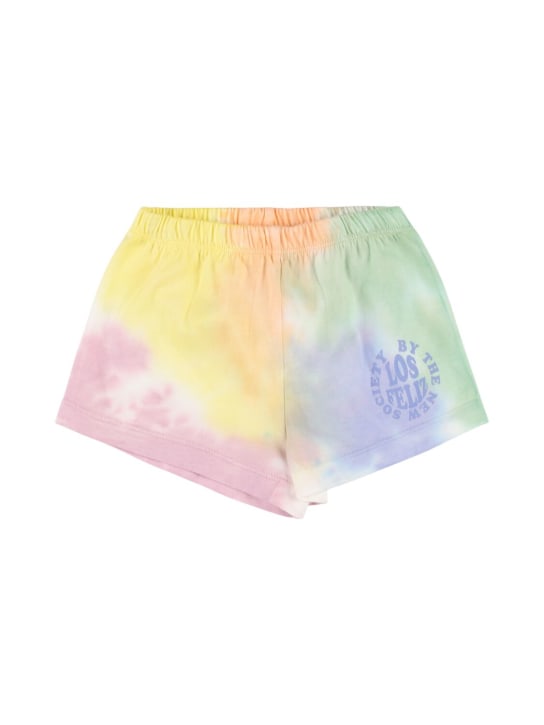 The New Society: BCI cotton sweat shorts - Multicolor - kids-boys_0 | Luisa Via Roma