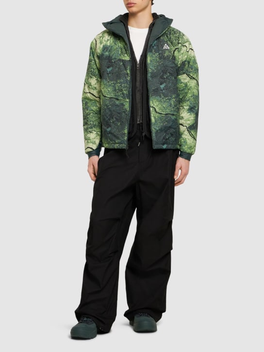 Nike: ACG Therma-FIT ADV allover print jacket - Vintage Green/S - men_1 | Luisa Via Roma