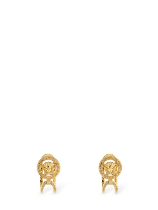 Versace: Asymmetrische Ohrringe - Gold - women_0 | Luisa Via Roma