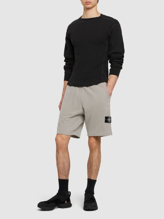 Stone Island: Tinto Terra shorts - men_1 | Luisa Via Roma