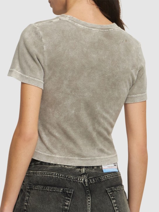 Mihara Yasuhiro: T-shirt mini sbiadita - women_2 | Luisa Via Roma