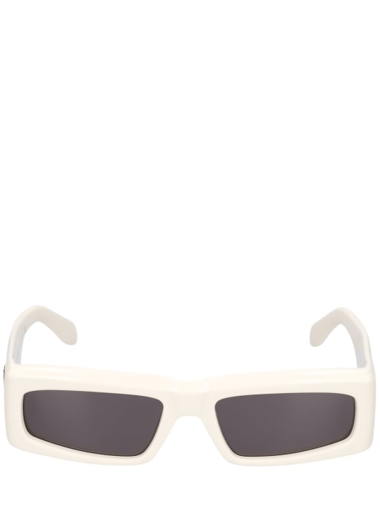 Palm Angels: Yreka acetate sunglasses - White - women_0 | Luisa Via Roma