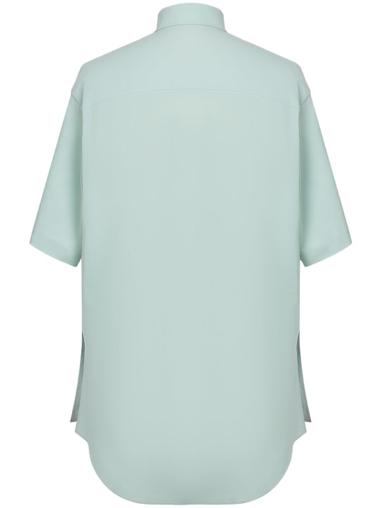 MITHRIDATE: Camicia con colletto cinese - Verde - men_1 | Luisa Via Roma
