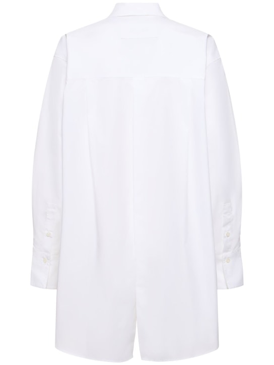 Axel Arigato: Parker shirt dress - Beyaz - women_1 | Luisa Via Roma