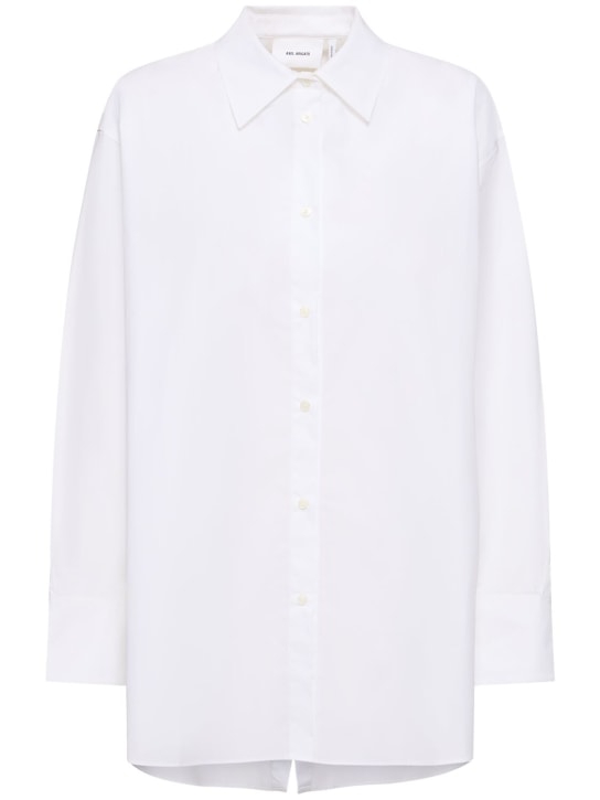 Axel Arigato: Parker shirt dress - Beyaz - women_0 | Luisa Via Roma