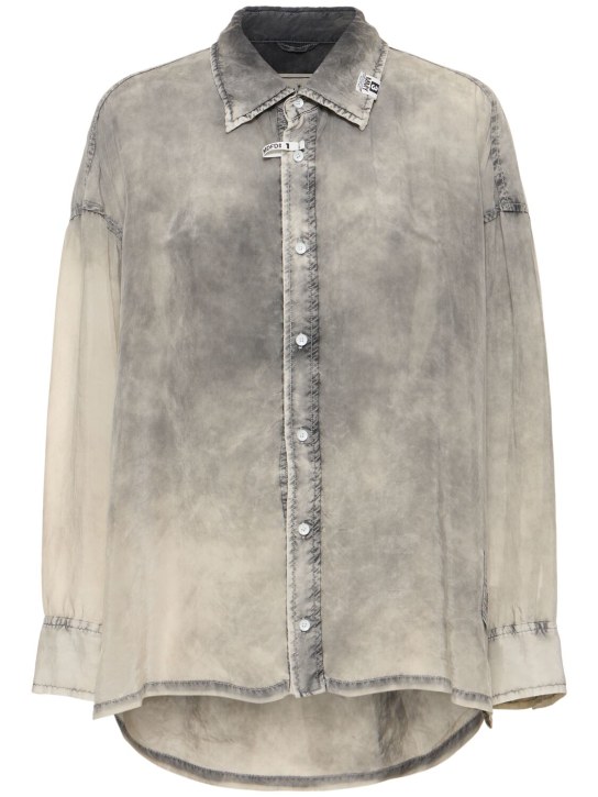 Mihara Yasuhiro: Vintage shirt - Grey - women_0 | Luisa Via Roma