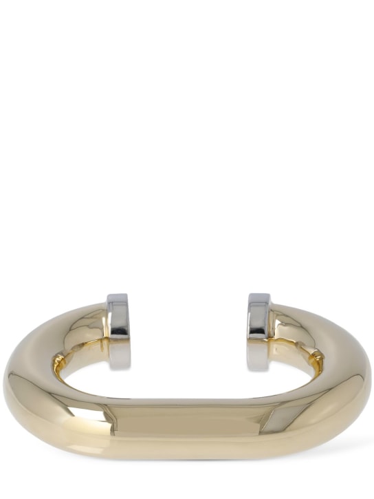 Rabanne: XL link cuff bracelet - Gold - women_0 | Luisa Via Roma