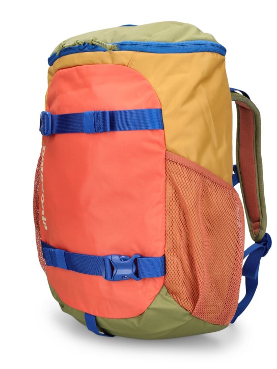 Patagonia: 18L recycled tech backpack - Red/Multi - kids-boys_1 | Luisa Via Roma