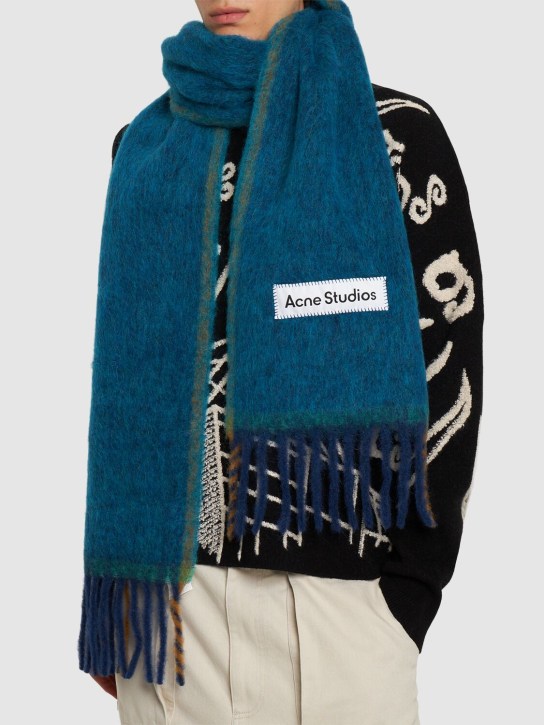Acne Studios: Vally solid alpaca blend scarf - men_1 | Luisa Via Roma