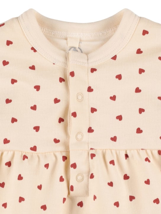 Petit Bateau: Cotton dress & bodysuit - Renkli - kids-girls_1 | Luisa Via Roma