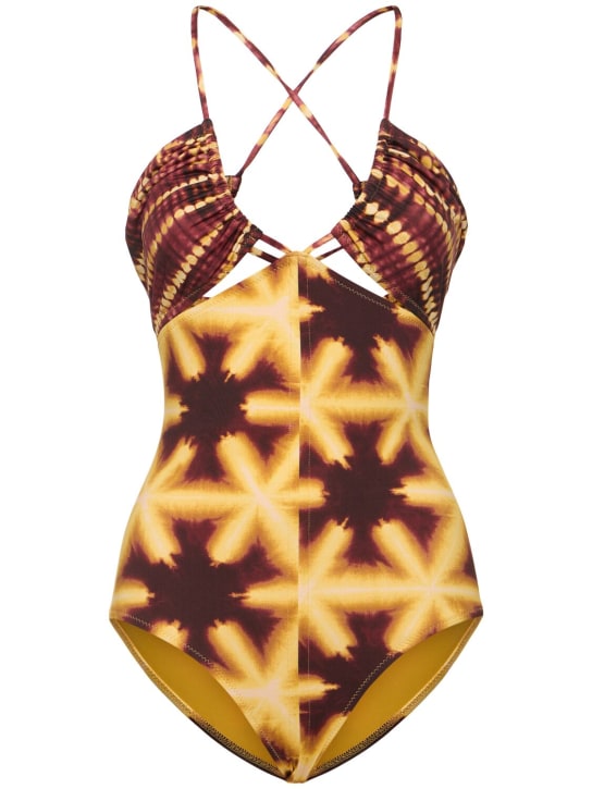 Ulla Johnson: Akami lycra one piece swimsuit - Multicolore - women_0 | Luisa Via Roma