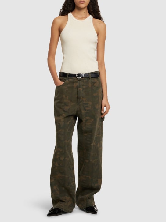 Marc Jacobs: Jeans oversize camouflage - Camouflage - women_1 | Luisa Via Roma